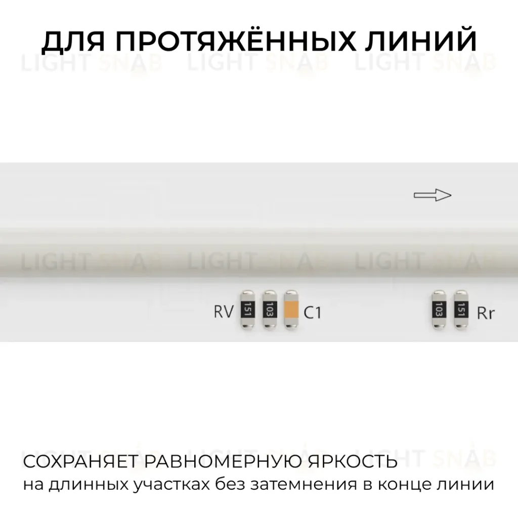 Светодиодная лента Apeyron SPI (бегущая волна) 24В 14,4Вт/м COB, 840д/м 725лм/м RGBW CRI90+ IP20 5м 00-460 00-460