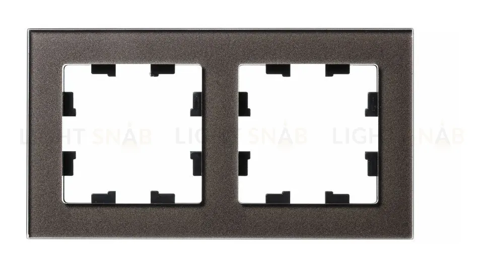Рамка 2-ая Systeme Electric AtlasDesign Nature Стекло мокко ATN320602 ATN320602