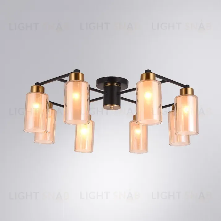Потолочная люстра Arte Lamp Leo A7027PL-8BK A7027PL-8BK