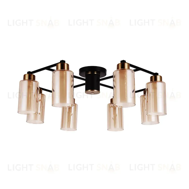 Потолочная люстра Arte Lamp Leo A7027PL-8BK A7027PL-8BK