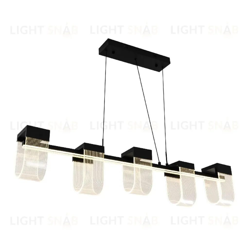 Подвесная люстра LED4U L7707-1200 BK L7707-1200 BK