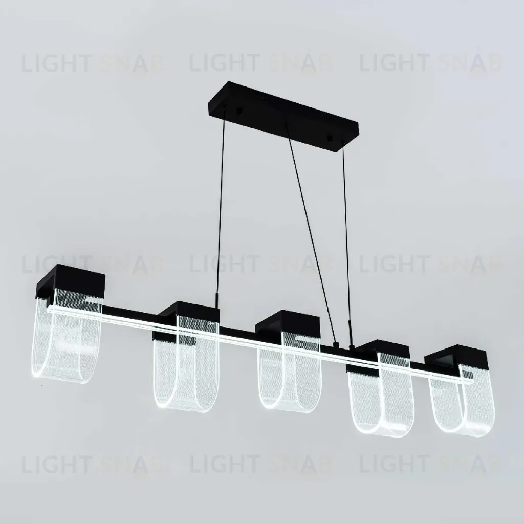 Подвесная люстра LED4U L7707-1200 BK L7707-1200 BK