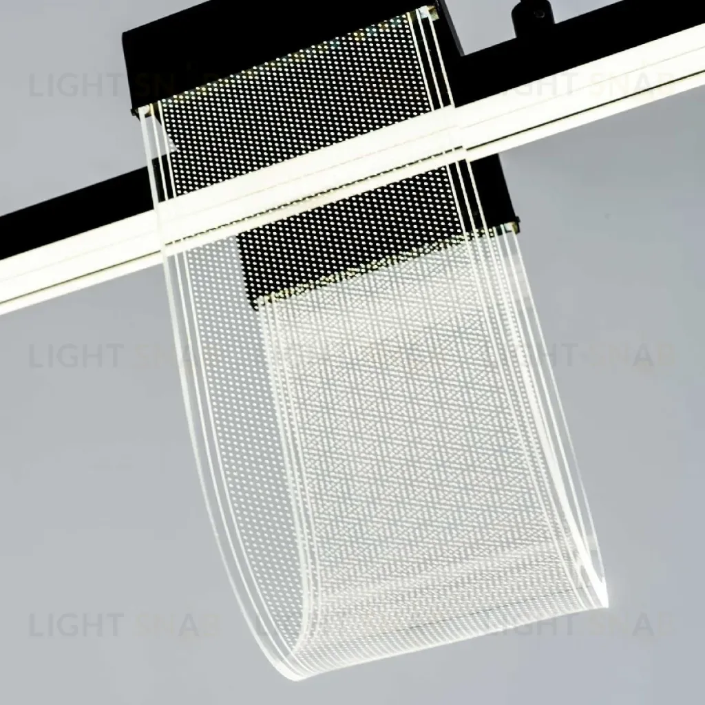 Подвесная люстра LED4U L7707-1200 BK L7707-1200 BK