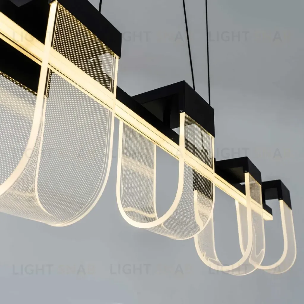 Подвесная люстра LED4U L7707-1200 BK L7707-1200 BK