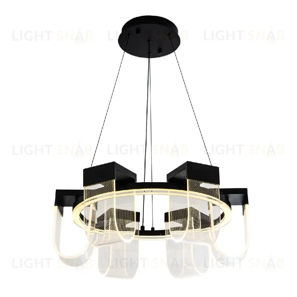 Подвесная люстра LED4U L7707-600 BK L7707-600 BK