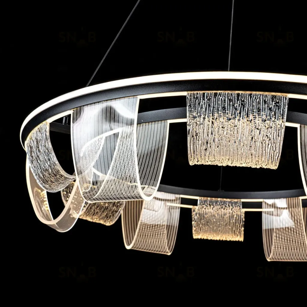 Подвесная люстра LED4U L7706-800 BK L7706-800 BK