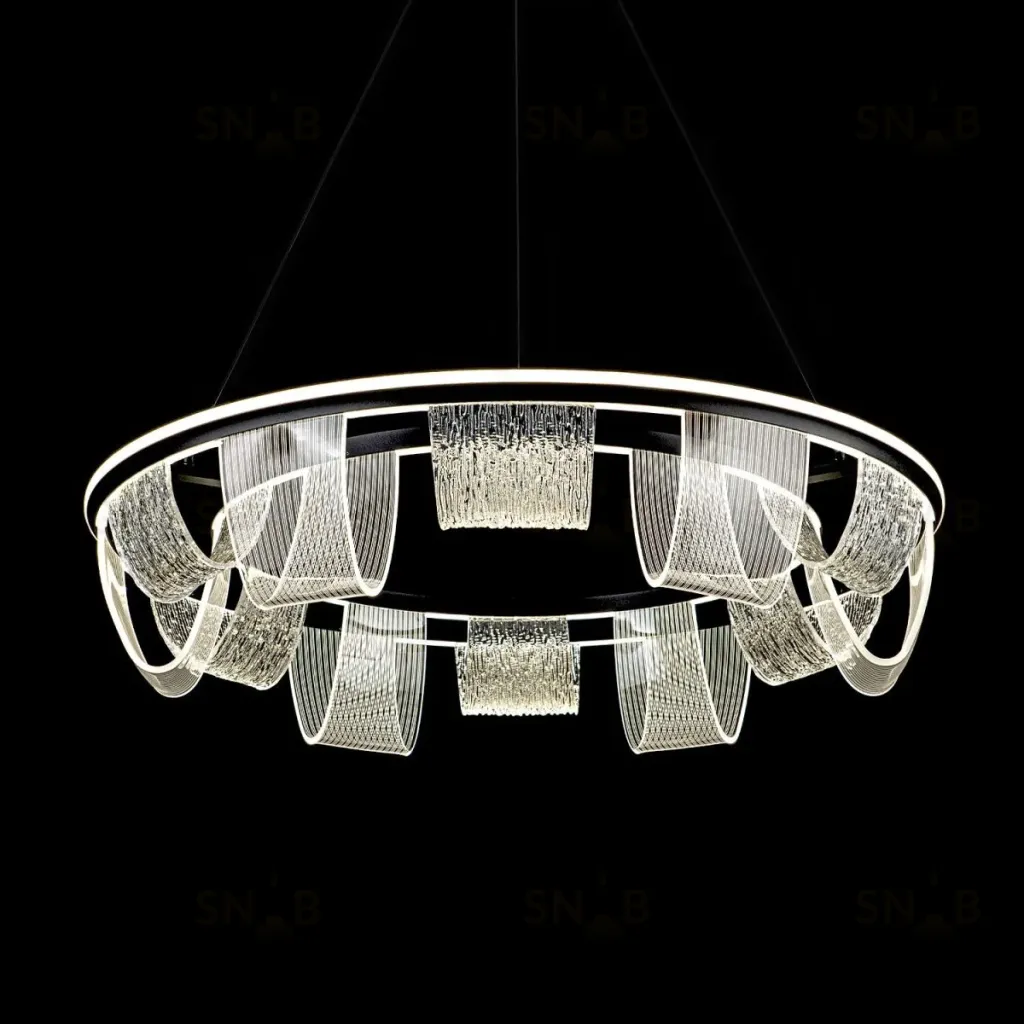 Подвесная люстра LED4U L7706-800 BK L7706-800 BK