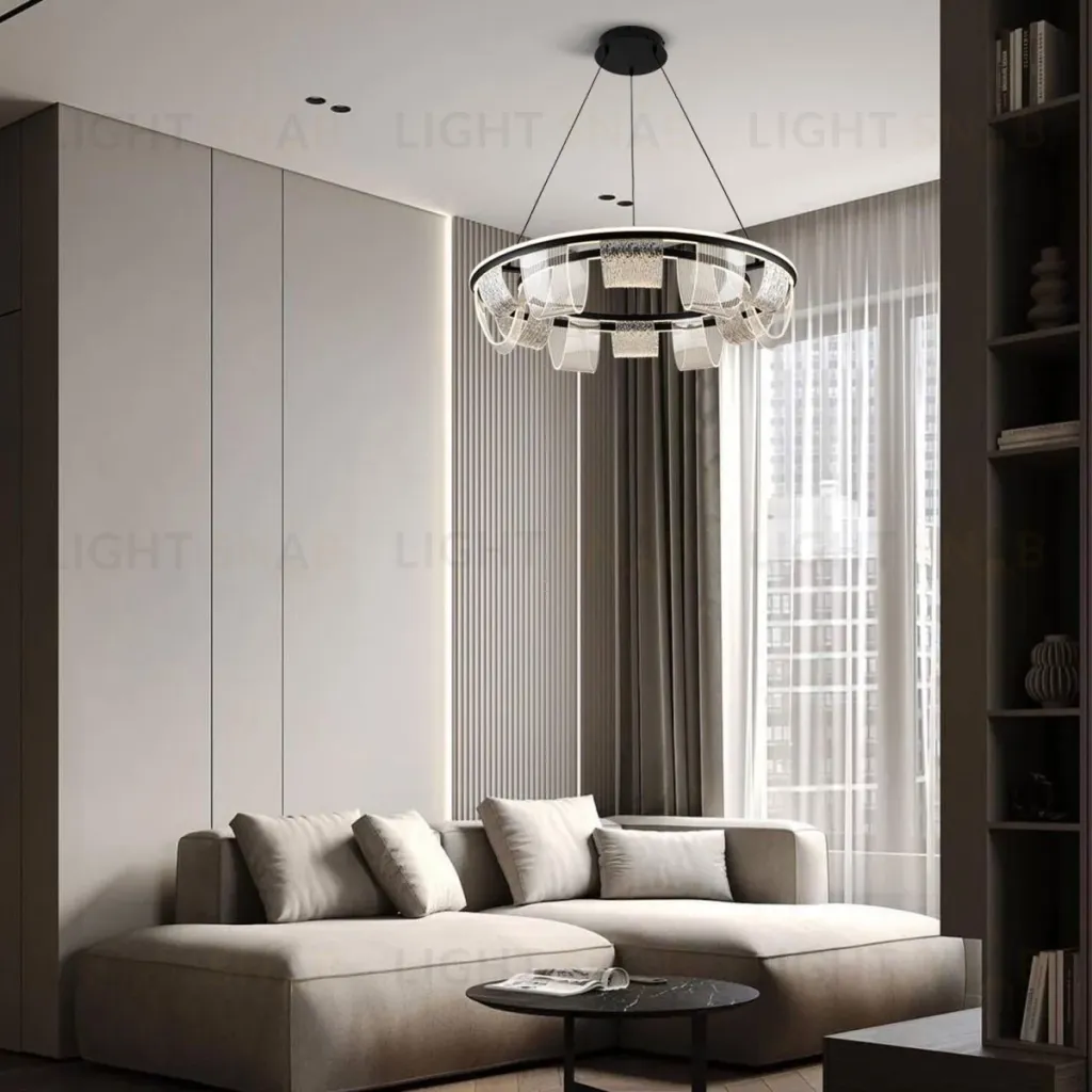Подвесная люстра LED4U L7706-800 BK L7706-800 BK