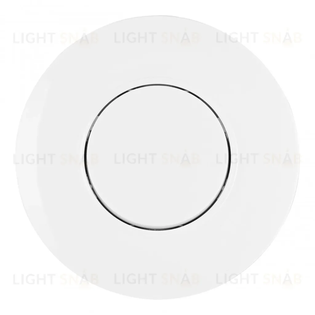 Выключатель круглый одноклавишный с рамкой Arte Milano SET08-1-30-1 white SET08-1-30-1 white