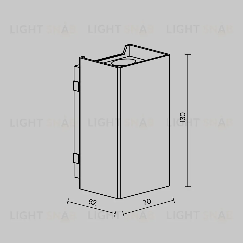 Уличный настенный светильник Maytoni Shell O505WL-L3B3K O505WL-L3B3K