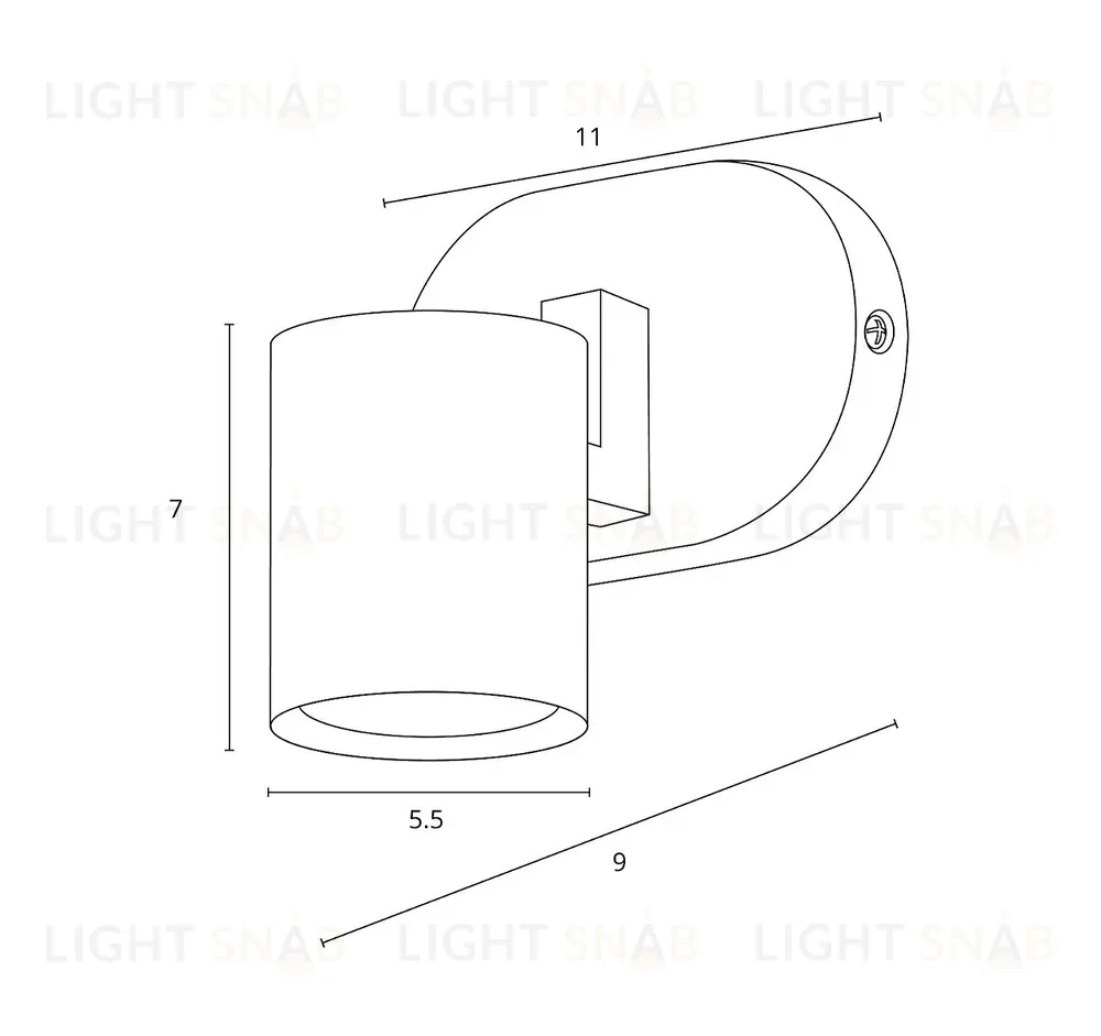 Бра Arte Lamp Safe A6453AP-1WH A6453AP-1WH