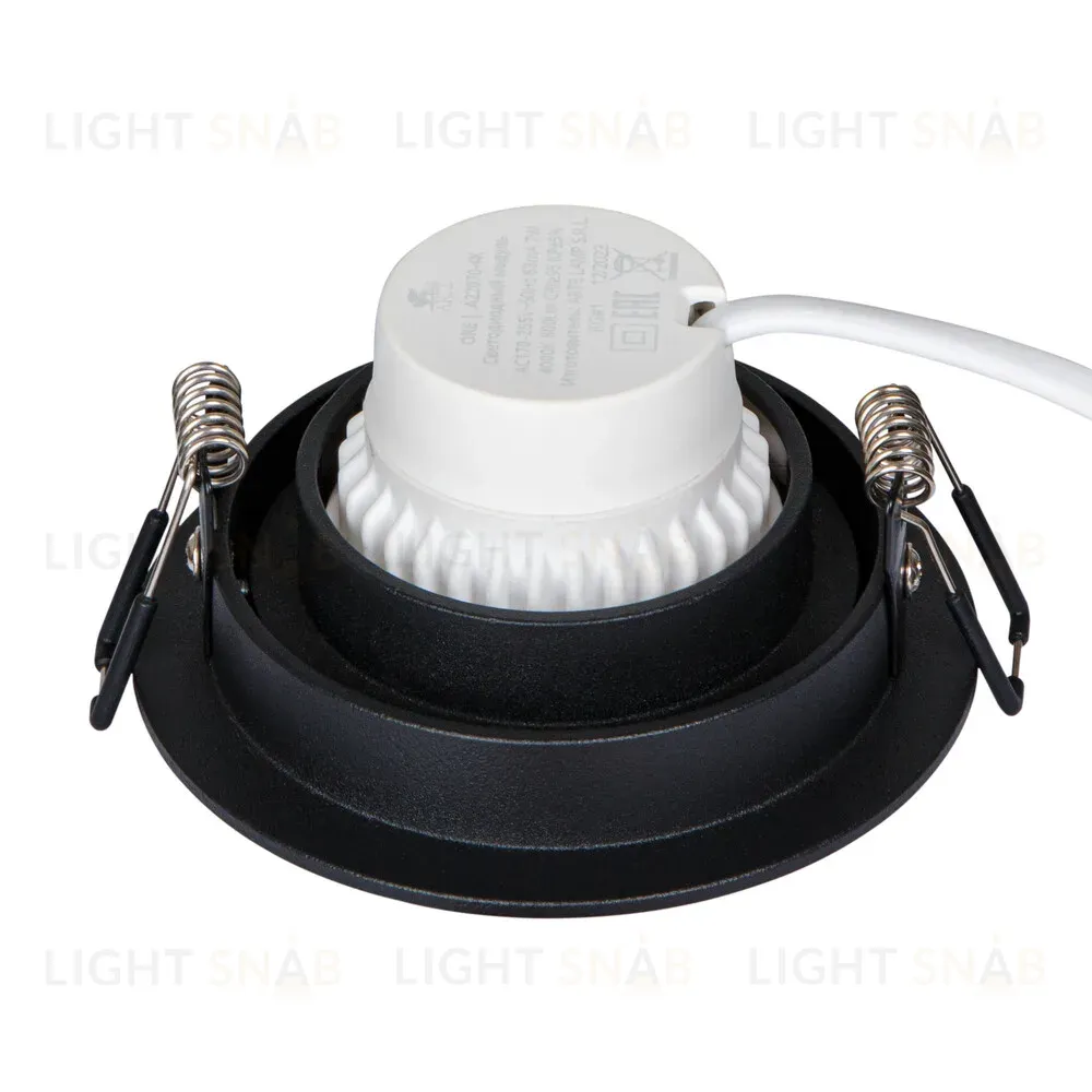 Встраиваемый светильник Arte Lamp Kant A9610PL-1BK A9610PL-1BK