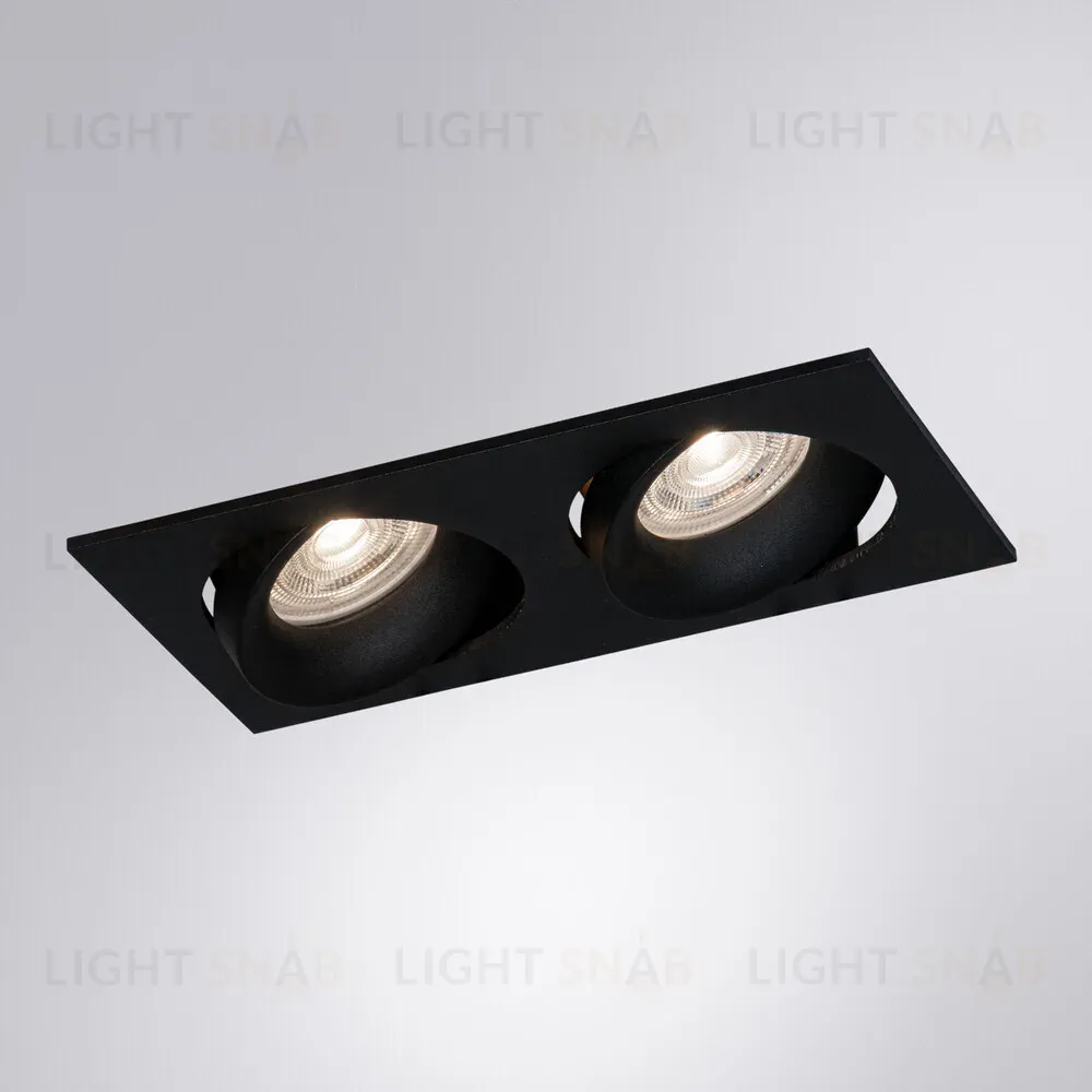 Встраиваемый светильник Arte Lamp Kant A9610PL-2BK A9610PL-2BK