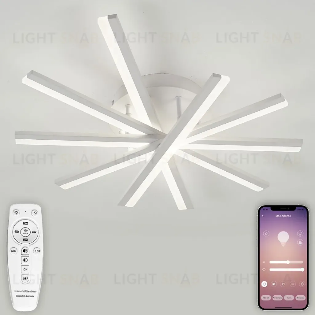 Потолочная люстра Natali Kovaltseva Line LED LAMPS 81171 LED LAMPS 81171