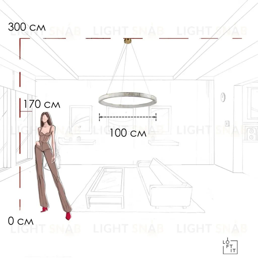 Подвесная люстра Loft IT Mondrian 10408/1000 10408/1000