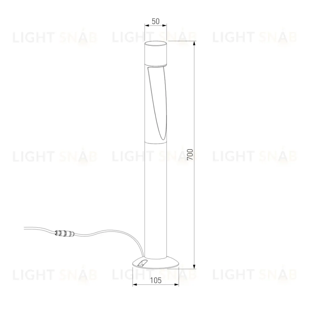 Ландшафтный светильник Elektrostandard Recess 35177/F черный 4690389219382 a072094 4690389219382
