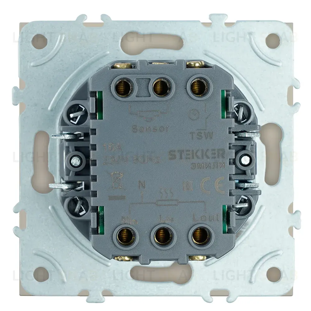 Терморегулятор механический Stekker Эмили RSW00-5120-08 кашемир, soft touch 50715 50715