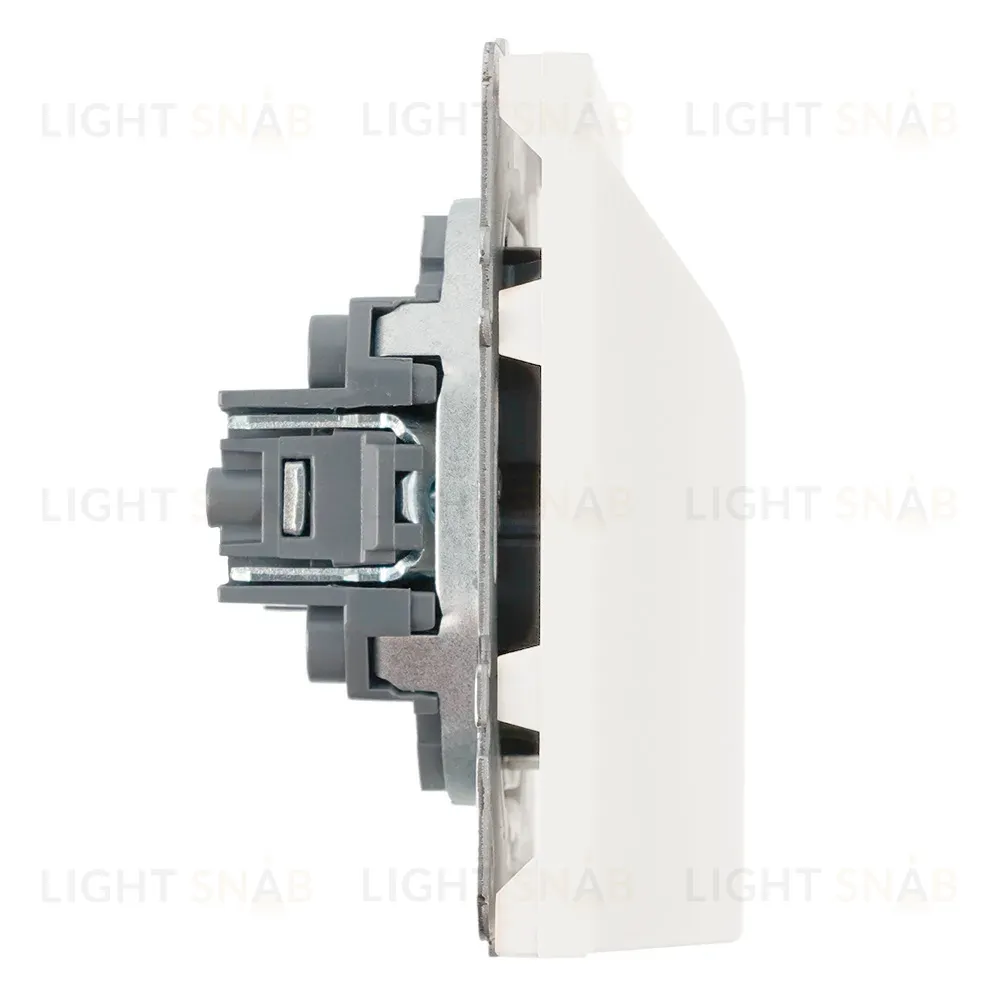 Кабельный вывод ( механизм) Stekker Эмили белый фарфор soft-touch RST00-5119-01 50220 50220