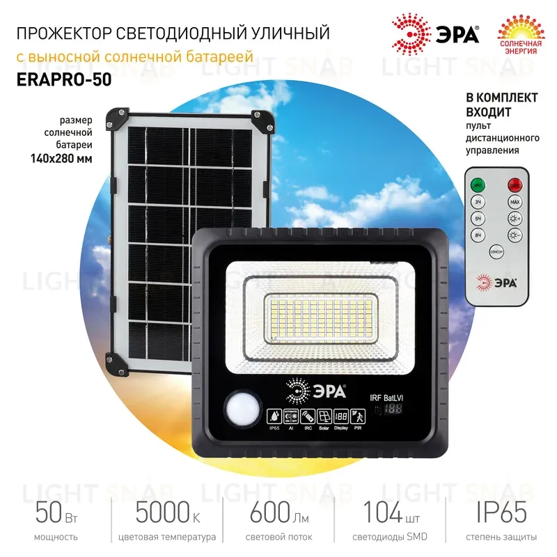 Прожектор Эра ERAPRO-50 Б0049546 Б0049546