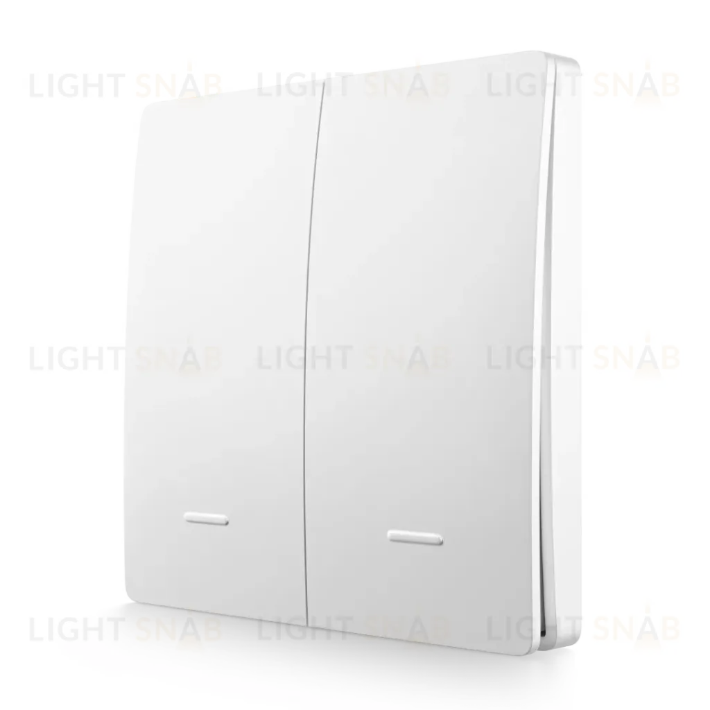 Выключатель кинетический 2кл., IP44, 2,4 ГГц, Smart, бел. Apeyron 04-72 04-72