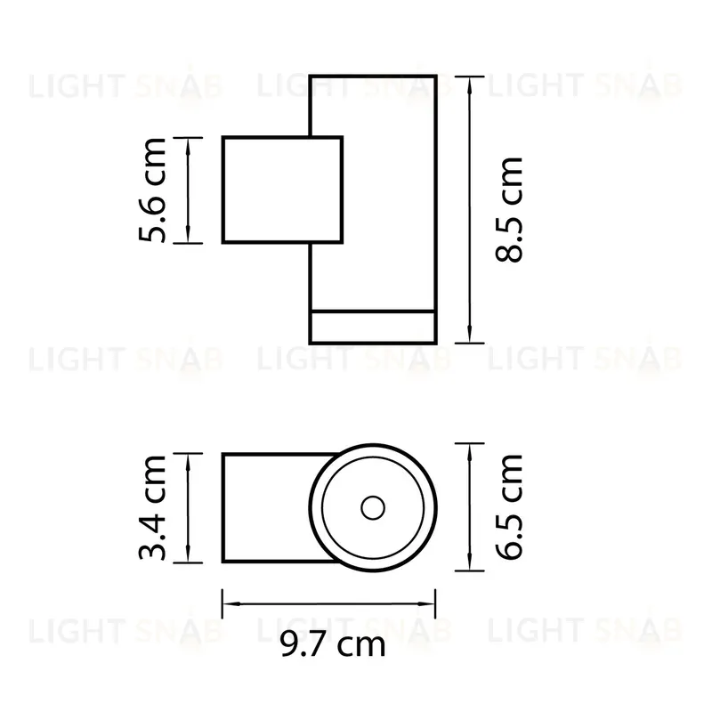 Уличный настенный светильник Lightstar Paro 350609 350609