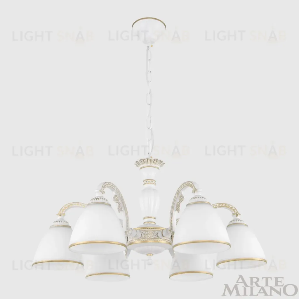 Подвесная люстра Arte Milano 340837/6 WT+G 340837/6 WT+G