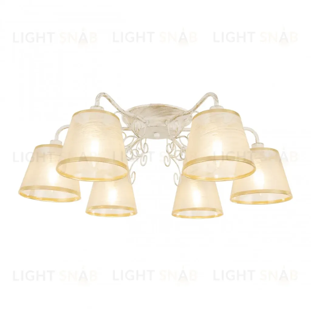 Потолочная люстра Arte Milano 341120/6 WT+G 341120/6 WT+G