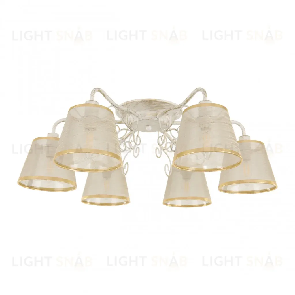 Потолочная люстра Arte Milano 341120/6 WT+G 341120/6 WT+G