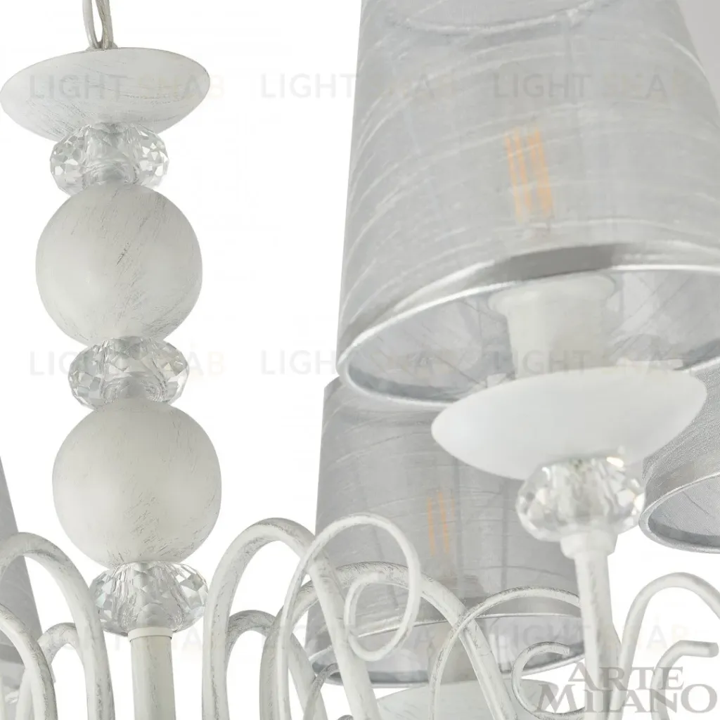 Подвесная люстра Arte Milano 347620/6 WT+SL 347620/6 WT+SL