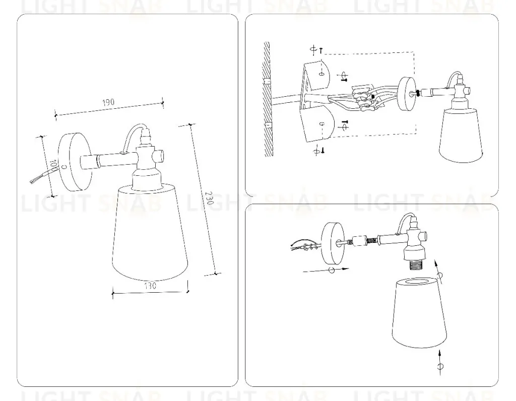Бра Ambrella Light Loft TR82213 TR82213