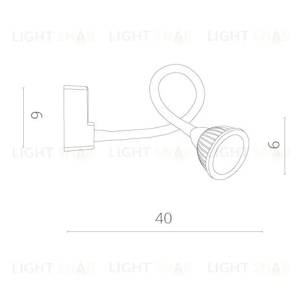 Светодиодный спот Arte Lamp Cercare A4107AP-1WH A4107AP-1WH