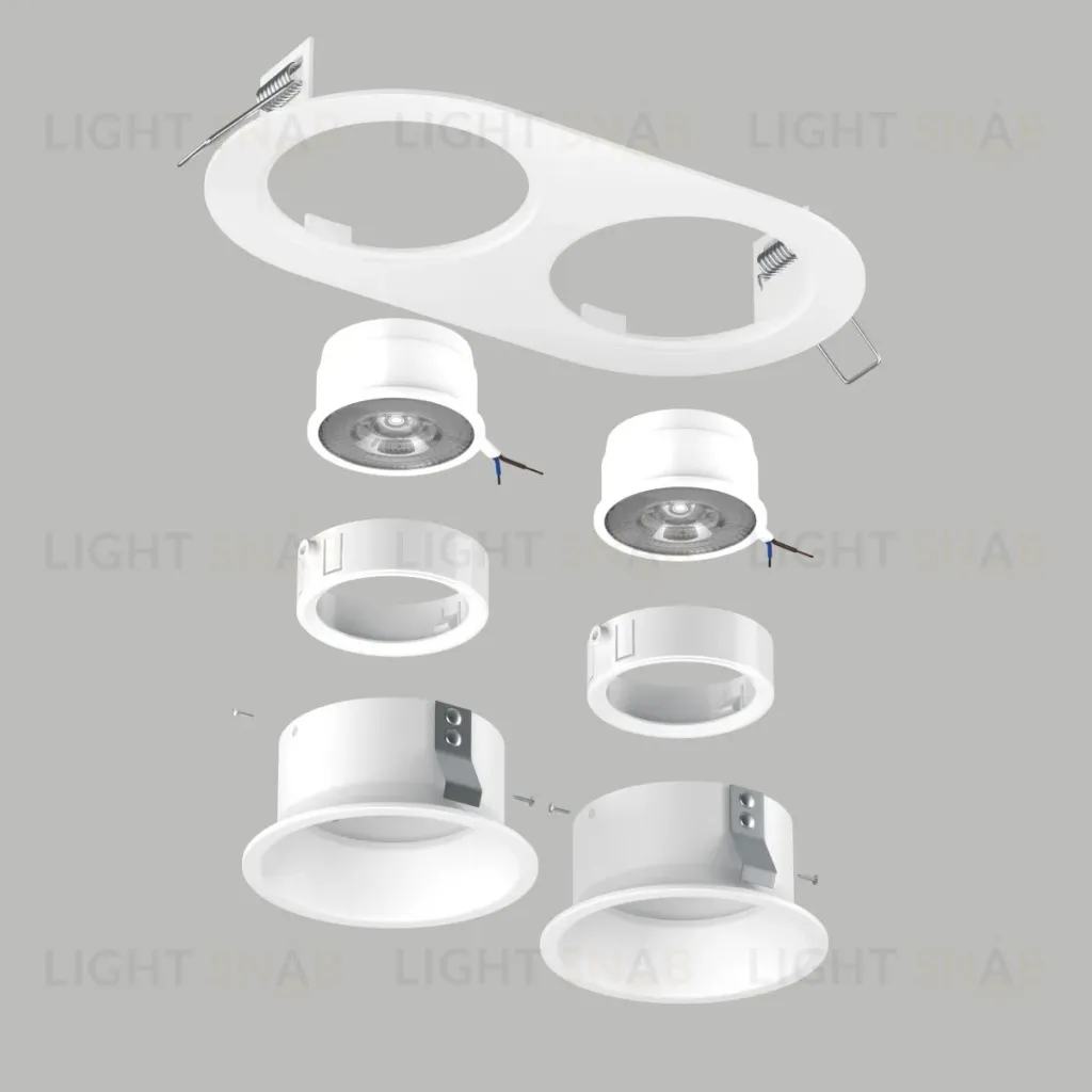 Встраиваемый светильник Lightstar Domino (214656+214606+214606+214006+214006) D6560606WMOD D6560606WMOD