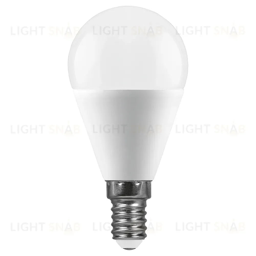 Лампа светодиодная Feron LB-990 Шарик E14 15W 175-265V 2700K 53402 53402