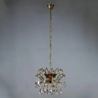 Подвесная люстра Ambiente Alicante 8888/3 CL PB Tear Drop 8888/3 CL PB Tear Drop