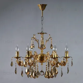 Подвесная люстра Ambiente Granada 2118/6 AB Honey Leaf 2118/6 AB Honey Leaf