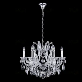 Подвесная люстра Crystal Lux Hollywood SP6 Chrome Hollywood SP6 Chrome