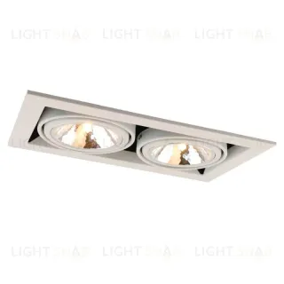 Встраиваемый светильник Arte Lamp Cardani Semplice A5949PL-2WH A5949PL-2WH