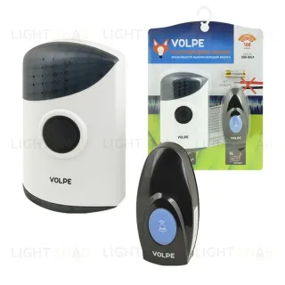 Звонок беспроводной (UL-00002400) Volpe UDB-Q024 W-R1T1-16S-100M-WH UDB-Q024 W-R1T1-16S-100M-WH
