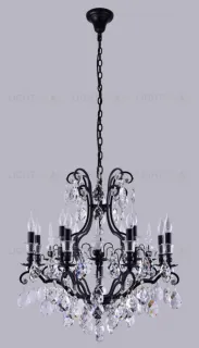 Подвесная люстра Crystal Lux Magnifico SP13 Black/Transparent Magnifico SP13 Black/Transparent