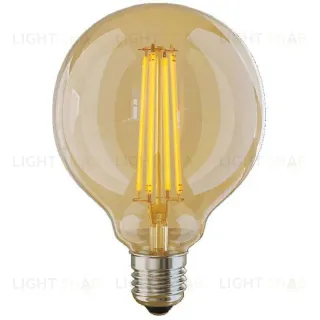 Лампа светодиодная Voltega E27 6W 2800K шар золотой VG10-G95GE27warm6W 7084 7084