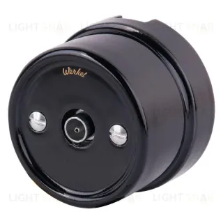 ТВ розетка Werkel Retro черная WL18-02-05 4690389100819 4690389100819