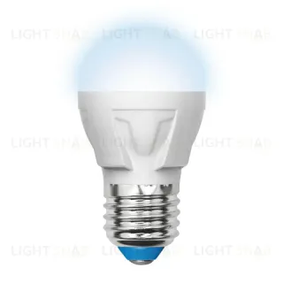 Лампа светодиодная (UL-00002418) Uniel E27 7W 4000K матовая LED-G45 7W/NW/E27/FR PLP01WH LED-G45 7W/NW/E27/FR PLP01WH картон