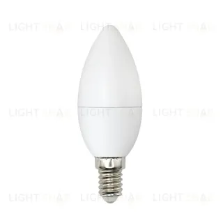 Лампа светодиодная (UL-00001570) Uniel E14 6W 4000K матовая LED-C37-6W/WW+NW/E14/FR PLB01WH LED-C37-6W/WW+NW/E14/FR PLB01WH картон