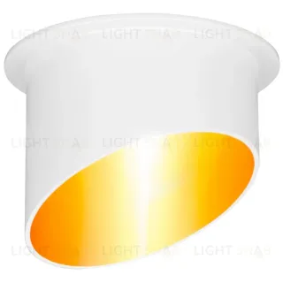 Встраиваемый светильник Elektrostandard 7005 MR16 WH/GD белый/золото 4690389123672 4690389123672