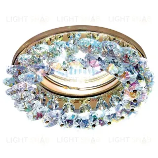 Встраиваемый светильник Ambrella Light Crystal K206 MULTI/G K206 MULTI/G