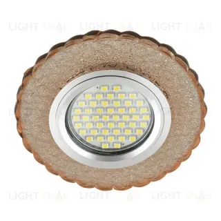 Встраиваемый светильник Fametto Luciole DLS-L140 Gu5.3 Glassy/Tea DLS-L140 Gu5.3 Glassy/Tea
