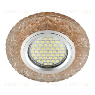 Встраиваемый светильник Fametto Luciole DLS-L146 Gu5.3 Glassy/Tea DLS-L146 Gu5.3 Glassy/Tea