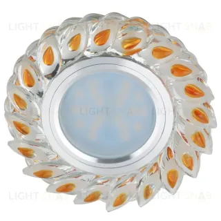 Встраиваемый светильник Fametto Luciole DLS-L128 GU5.3 Chrome/Gold DLS-L128 GU5.3 Chrome/Gold