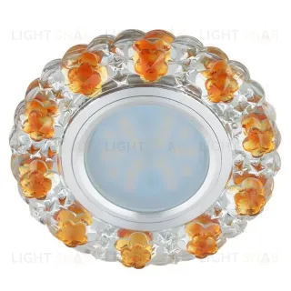 Встраиваемый светильник Fametto Luciole DLS-L129 GU5.3 Chrome/Gold DLS-L129 GU5.3 Chrome/Gold