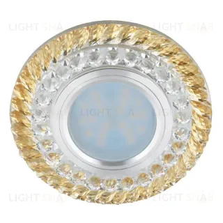 Встраиваемый светильник Fametto Luciole DLS-L132 GU5.3 Chrome/Gold DLS-L132 GU5.3 Chrome/Gold